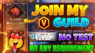 How To Join My Guild | V Badge Guild Join | How To Join Z Gamer Guild | Free Fire V Badge Guild Join