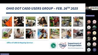 OhioDOT CADD Users Group Meeting - February 26th, 2025