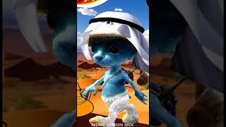 Smurf Cat in different languages Arabic