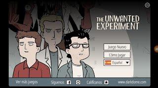 The unwanted experiment. Solución completa del juego. Full walkthrough.