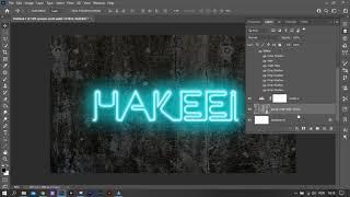 Como Criar um Texto com Efeito Neon no Photoshop