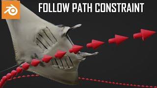 The Follow Path Constraint Is So Powerful | Blender Tutorial