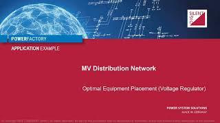 PowerFactory - MV Distribution Network – Optimal Equipment Placement of voltage regulators