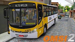 ROTA DIFICIL LINHA 200: TERMINAL CENTRO AO BAIRRO ALTO AMELIA! - OMSI 2 (G27)