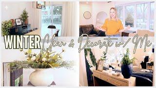 New Year Clean & Decorate with me 2025 | Decorating Ideas for Winter