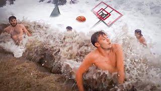 This Basketball Challenge Almost Killed Us...