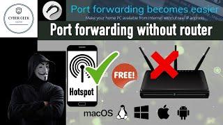 How to Port Forward | Without Using Router | PC and Mobile Hotspot [ Tutorial ] in Kali Linux 2020.1