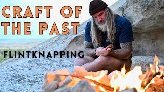 SPEARHEAD Making | Craft Of The Past #flintknapping #survival #outdoors #stoneage #survivalskills