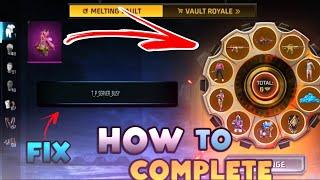 how to complete Melting vault event and fix error 