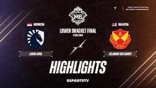 Team Liquid ID vs Selangor Red Giants HIGHLIGHTS M6 World Championship | SRG vs TLID ESPORTSTV