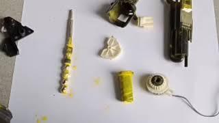 How to change toner rubber pump.