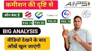 AePS Money Withdrawal Business  Spice Money AePS Withdrawal | AePS Commission | Big Analysis