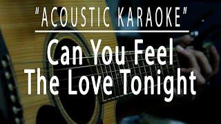 Can you feel the love tonight - Elton John (Acoustic karaoke)