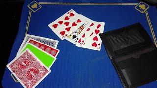 Uday swap wallet and the Irish three card monte TUTORIAL, card trick/magic trick