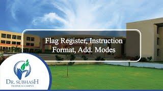 MPCA - Lecture - 10 - Flag Register,Instruction format, Add. Modes by Yogit Palan