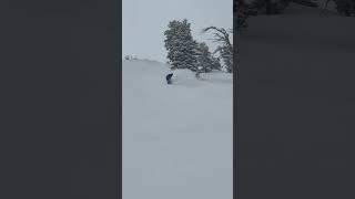 Secret gate at Solitude mountain Utah #snowboarding #utah #skiing #powderday