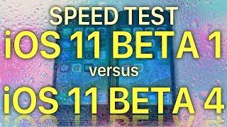 Speed test : iOS 11 Beta 1 vs iOS 11 Beta 4? How much progress has Apple made in 3 releases.