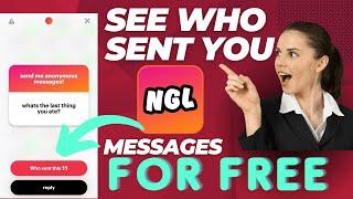 How to See Who Sent you NGL Messages For Free | (With Name)