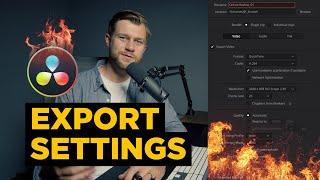 Export and Render Settings in DaVinci Resolve for Delivery and Archive