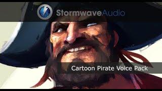 Cartoon Pirate Voice Pack (Royalty-Free Sound Effects)