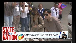 Reklamo ni Sandro Muhlach laban kina Jojo Nones at Richard Cruz, submitted for resolution... | SONA