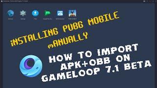 How To Import APK And OBB File On Gameloop | PUBG Mobile KR Version