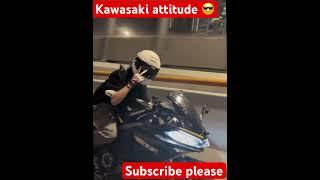 Kawasaki riders attitude🫣 | hot song status #youtubeshorts