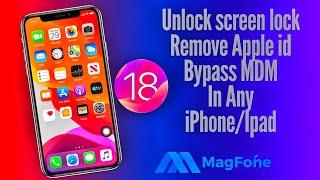 How To Unlock iPhone/iPad without passcode & Remove Apple I'd In Any iOS Version Till iOS 18 