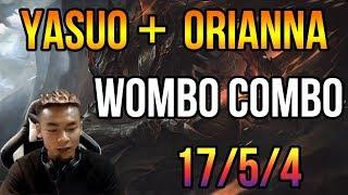 Quang Cuốn Chơi Yasuo Kết Hợp Với Orianna Có 1 Pha Wombo Combo Cực Đẹp Mắt!