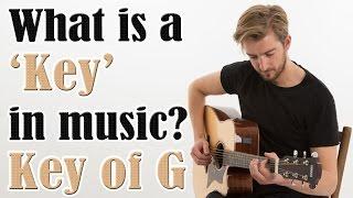 What is a Key on guitar? The EASY key of G | Beginners Music Theory
