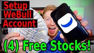 How to Open Webull Account & Get (4) Free Stocks! (2024 BEST Promo)