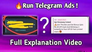 Promote Your Telegram Channel In Others Channel | Telegram Channels Promotion | Run Telegram Ads !