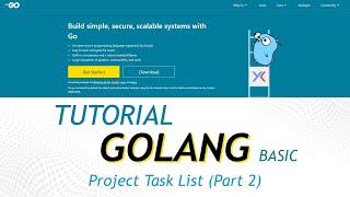 Project Task List (Part 2) - Golang Basic #8