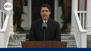 Justin Trudeau says he'll resign as prime minister of Canada