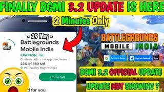 BGMI UPDATE NOT SHOWING IN PLAY STORE | HOW TO UPDATE BGMI 3.2 VERSION | BGMI NEW UPDATE KAISE KARE