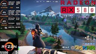 RX 580 8GB : Fortnite Chapter 6 Season 1 - 1080p Low, Medium, High, Epic