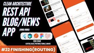 Part 22 - Finishing(Routing) Season 1 | REST API Clean Arch. Blog App in Hindi | CoderSangam