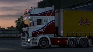 Orient Express (5/6) - Budapest to Bucharest - Scania R620 V8 Open Pipe - ETS2 - Realistic Driving