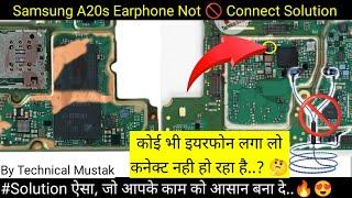 Samsung A20s Earphone Not Working Solution | Earphone Not Connect | Technical Mustak #a20s #not