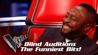 The Funniest Bits From The Blind Auditions! | The Voice UK 2019