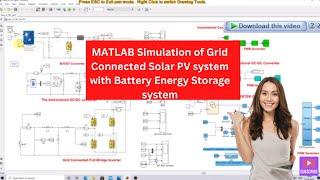Grid-connected solar PV system with Battery Energy Storage System