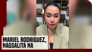 Mariel Rodriguez, nagsalita na sa 'gluta drip session' niya sa Senado