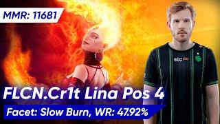 FLCN.Cr1t LINA POS 4 | Dota 2 Support Pro Gameplay 7.37