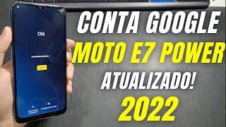 REMOVER CONTA GOOGLE MOTO E7 POWER 2024 ATUALIZADO ANDROID 10 E 11 SEM PC NOVO MÉTODO