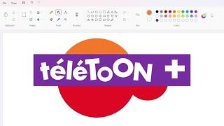 How to draw a Teletoon+ logo using MS Paint | How to draw on your computer