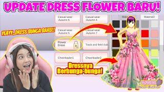 YEAYY..UPDATE SAKURA ADA BAJU DRESS BUNGA-BUNGA!! CANTIK BANGEET!! SAKURA SCHOOL SIMULATOR-PART 656