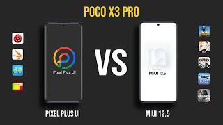 Pixel Plus UI vs MIUI 12.5 on Poco X3 Pro (Benchmark & Gaming Test)