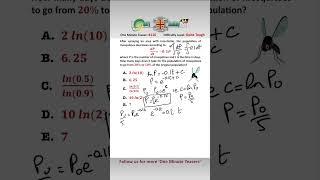 An Intriguing Mosquito Population Differential Equation Question #mathsshorts #differentialequation