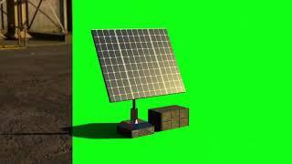 Solar Panel Green Screen