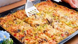 Better than pizza! I cook this vegetable casserole 3 times a week! Healthy and delicious!